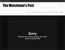 Tablet Screenshot of e-watchman.com